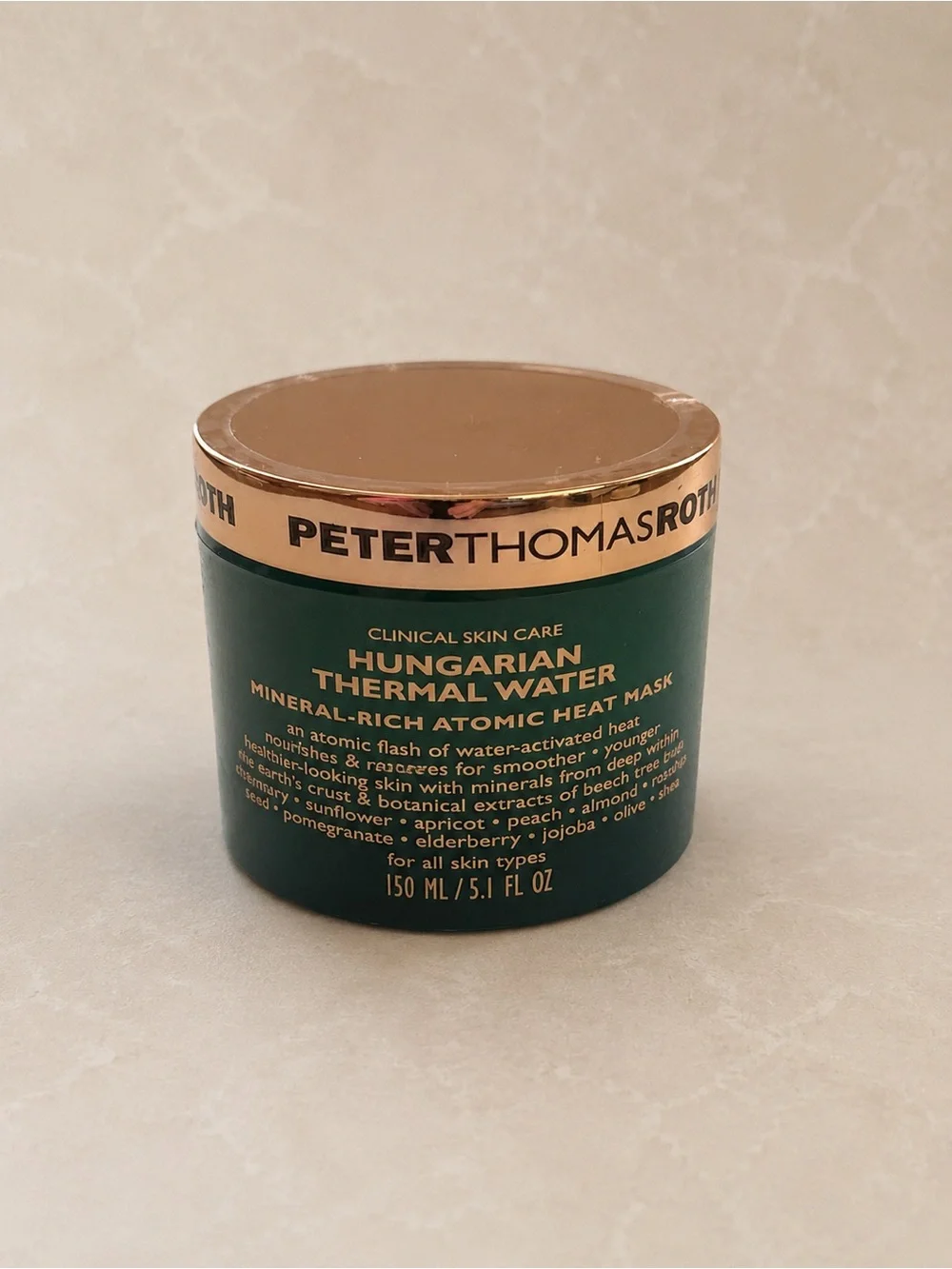 Peter Thomas Roth Hungarian Thermal Water Atomic Heat Mask 5.1oz NEW SEALED